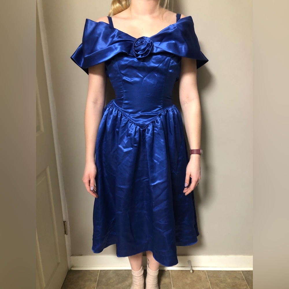 Vintage Blue Prom/Grad Dress